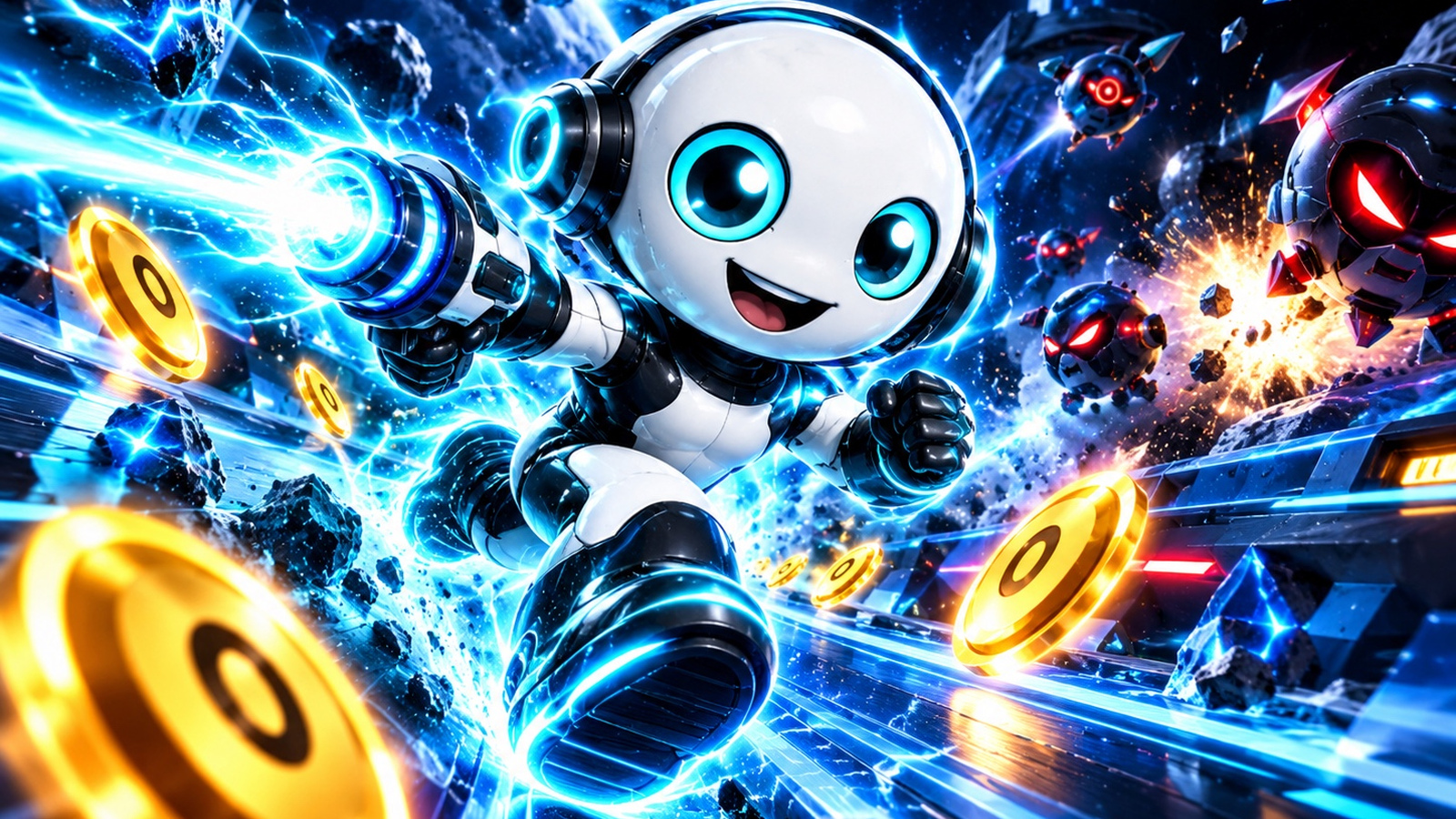 OMO Run 2 — run, shoot, and collect OMO coins
